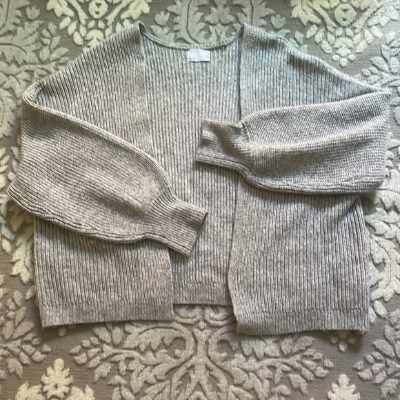 ASOS design gray open front cardigan size us18 - Picture 3 of 8